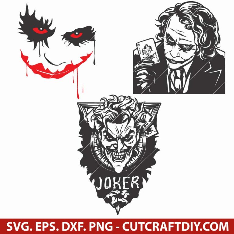 Joker Svg The Joker Svg Joker Vector Joker Svg Files For Cricut