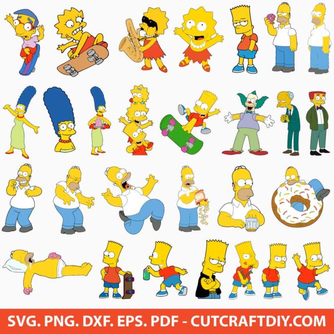 Big Simpsons SVG Bundle