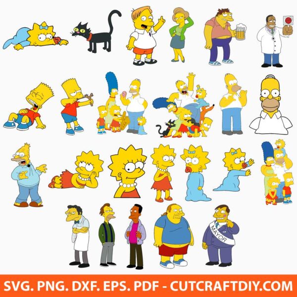 The Simpsons SVG Bundle