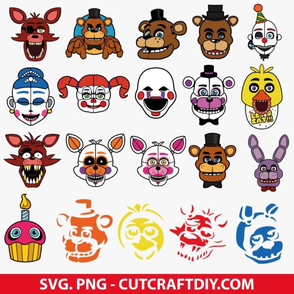 Five Nights Freddy SVG