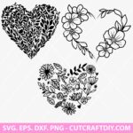 Heart SVG Bundle, Love SVG, Valentines Day SVG, Wedding SVG, PNG, DXF ...