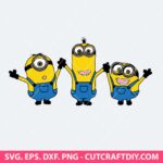 Minion SVG PNG DXF EPS Cut Files for Cricut and Silhouette - Instant download