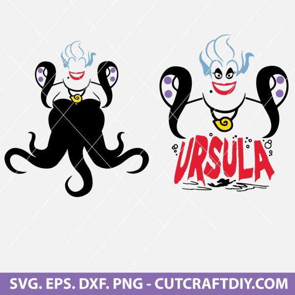 Ursula Sea Witch SVG