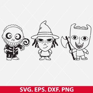 Nightmare Before Christmas Friends SVG