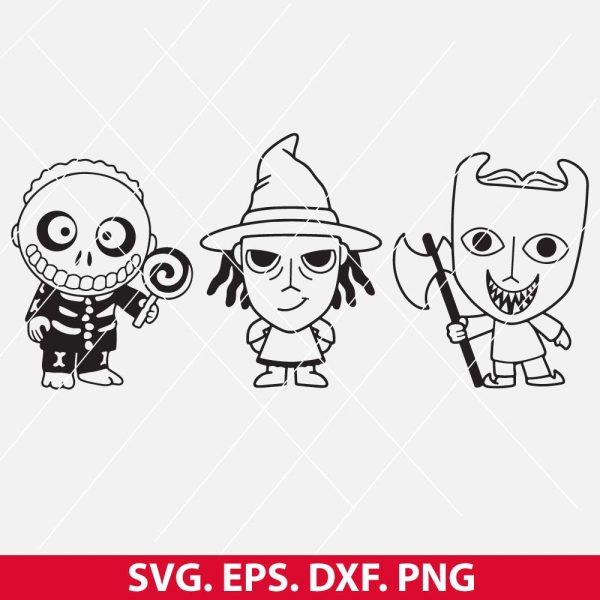 Nightmare Before Christmas Friends SVG