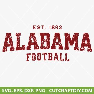 Alabama Football SVG Design