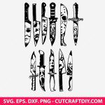Horror Movie Villains in Knives SVG, Horror Movie Characters in Knives SVG, slasher SVG, Halloween SVG, spooky SVG, scary SVG, png, dxf, eps