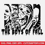 Halloween Horror SVG, The Boys Of Fall SVG, Spooky Vibes Svg, Funny Halloween Shirt, Halloween Horror Svg, PNG, DXF, EPS, Cut Files