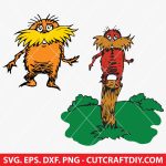 The Lorax SVG, Dr. Seuss SVG, Lorax character SVG, Cricut Lorax SVG, Dr. Seuss t-shirt design, vinyl cut file, PNG, DXF, EPS
