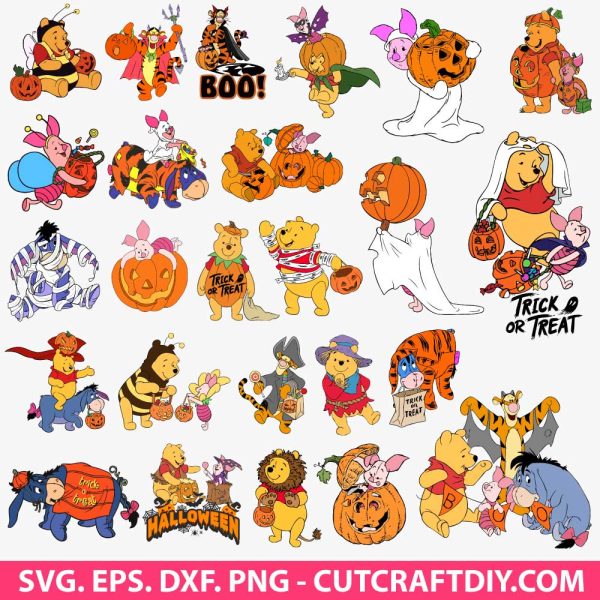 Winnie the Pooh Halloween SVG