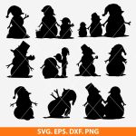 Snowman SVG Bundle, winter SVG, Christmas snowman SVG, Cricut holiday SVG, Silhouette Snowman, DIY Christmas crafts, holiday decor SVG,