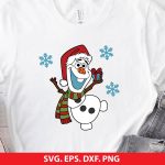 Olaf Christmas SVG, cute Olaf SVG, Frozen holiday cut file, Olaf Snowman design, Cricut Frozen crafts, Olaf Holiday SVG files, Christmas SVG