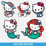 Cute Hello Kitty svg, Hello Kitty SVG, Hello Kitty bundle SVG, Cricut Hello Kitty files, Silhouette Hello Kitty, kawaii SVG, printable Hello Kitty