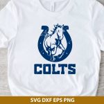 Indianapolis Colts football SVG, horseshoe SVG, football SVG design, team spirit SVG, game day SVG, sports SVG for Cricut, Silhouette