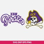 East Carolina Pirates football SVG, College Sports SVG, pirate logo SVG, college fan SVG, Pirate football SVG, PNG, DXF, EPS, Cut File for Cricut