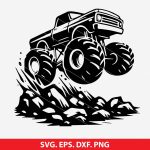 Monster Truck SVG, Big Truck Clipart, Monster Jam SVG, Off-Road Vehicle SVG, Boys Birthday SVG, Truck Party Decorations, Kids Truck Crafts, Adventure Theme SVG