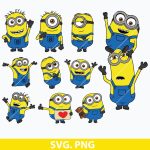 Minion SVG Bundle, Despicable Me SVG, Funny Minion Clipart, Kids Minion Art, Minion Cut Files, Cricut Minion Designs, Silhouette Minion SVG