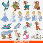 Cinderella SVG, Fairy Tale SVG, Glass Slipper SVG, Disney Princess SVG, Pumpkin Carriage SVG, Castle SVG, Cricut SVG Files, Silhouette Cut Files, Disney Wedding SVG, Kids Room Decor